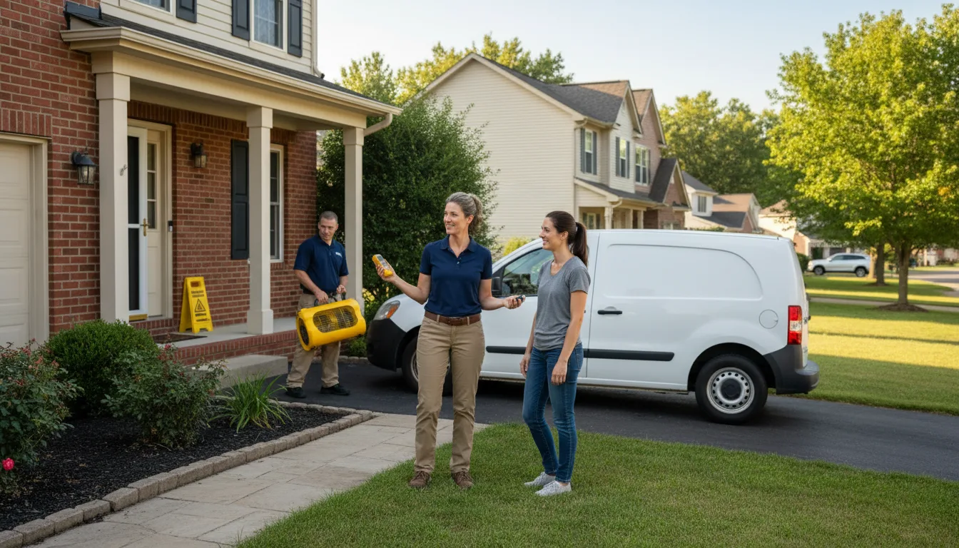 Water restoration image for Flood Water Cleanup, Removal And Restoration Services in Hingham, MA